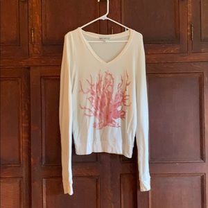 Wildfox coral NWOT BAGGY BEACH JUMPER